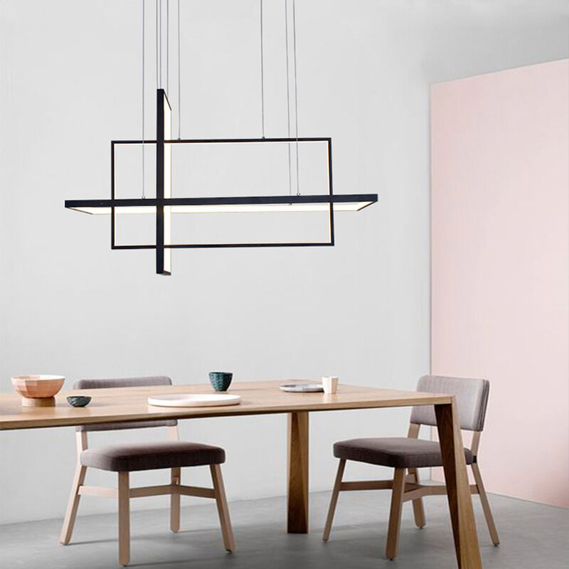 40 Inches LED Chandelier Dining Kitchen Island Pendant Remote Dimmable image number 4
