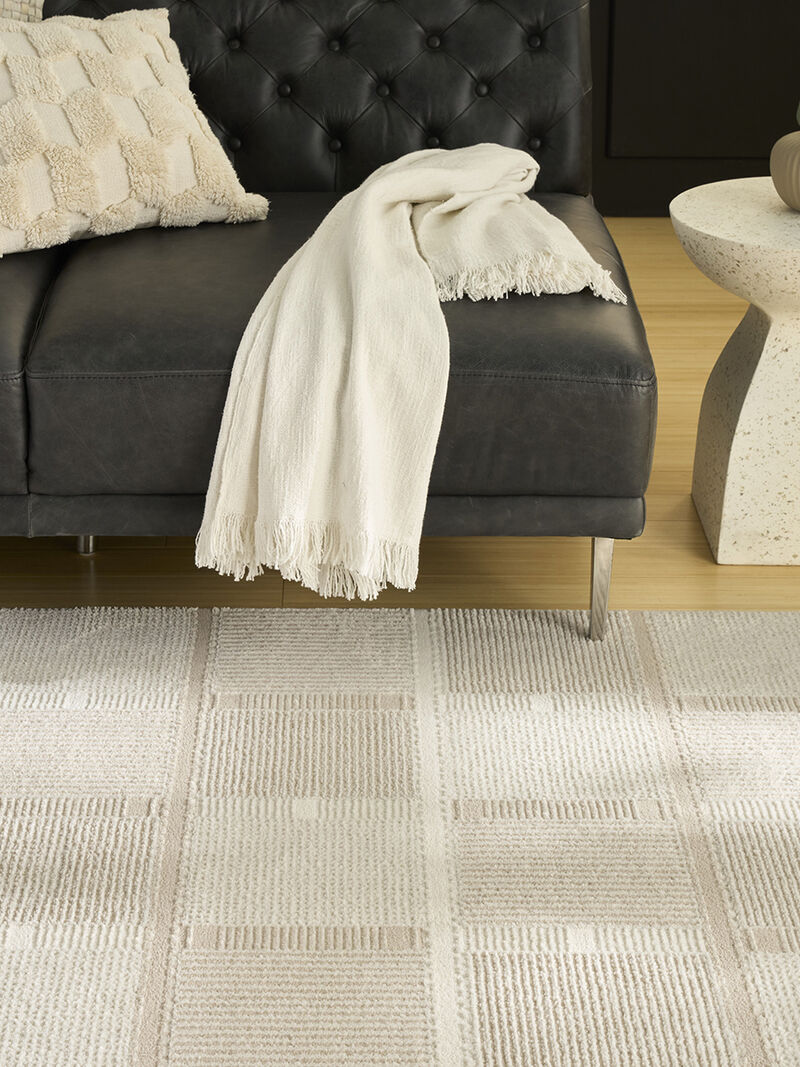 Nordic NRC09 Ivory/Taupe 4' x 6' Rug