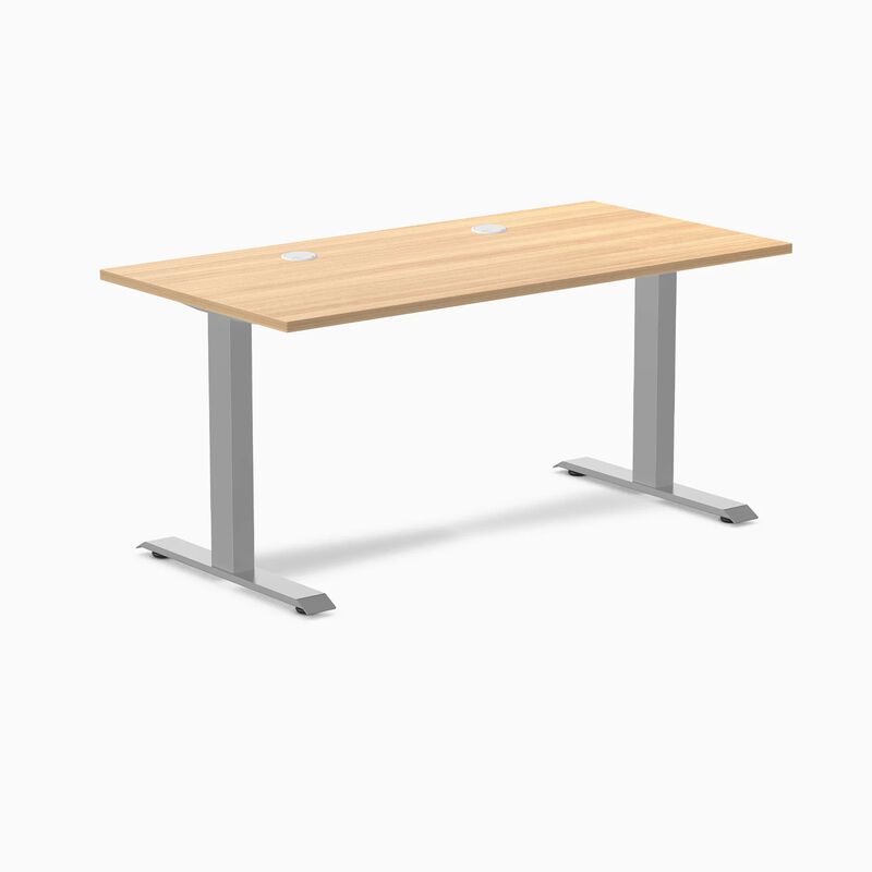 Desky Zero Scalloped Laminate Office Desk image number 0