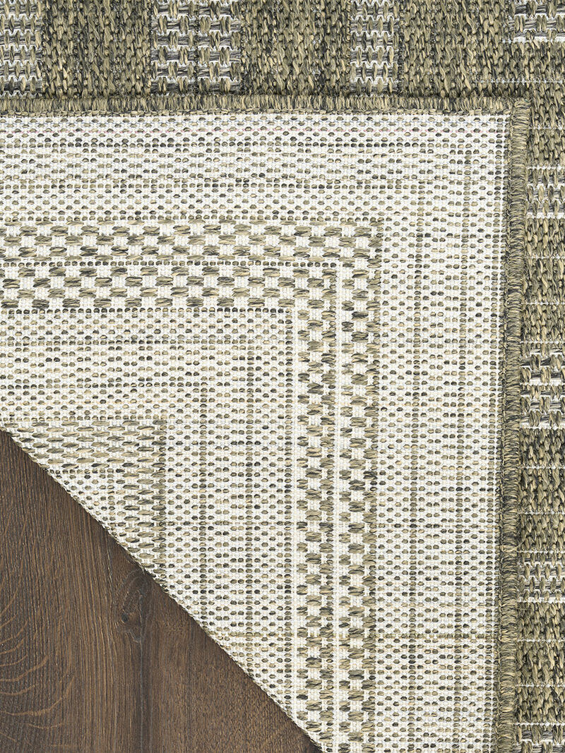 Tulum TLM04 Olive 9' x 12' Rug image number 2