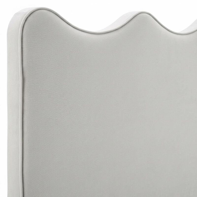 Performance Velvet Full/Queen Headboard with Plush Upholstery and Durable Frame image number 4