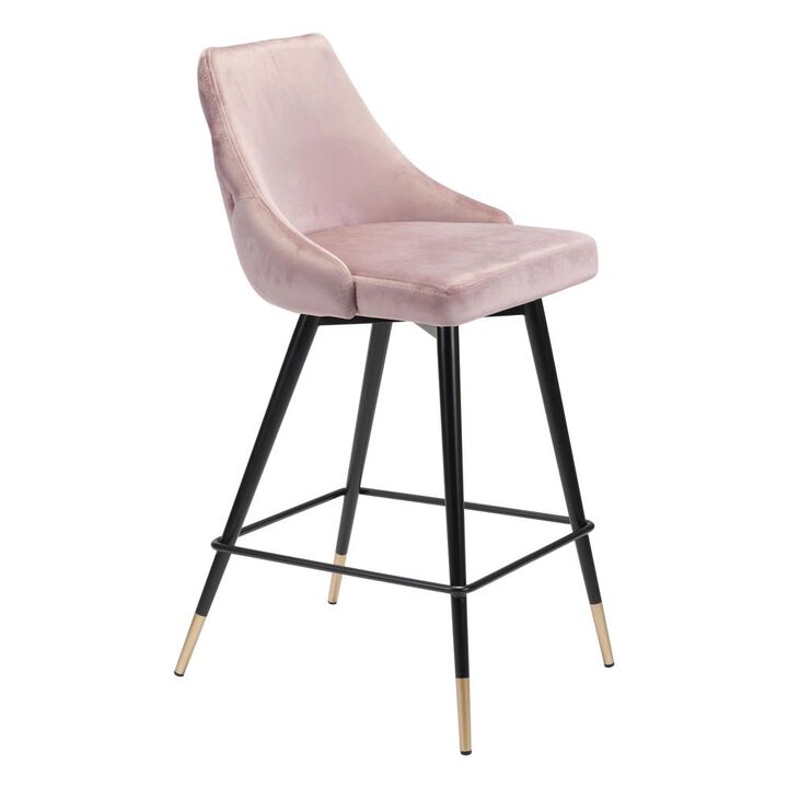 Belen Kox Piccolo Counter Chair, Pink Velvet, Belen Kox