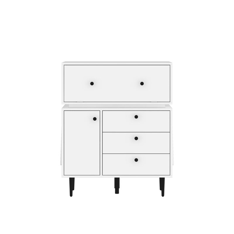 3-Drawer Dresser Creative Storage Cabinet With Robot Shape