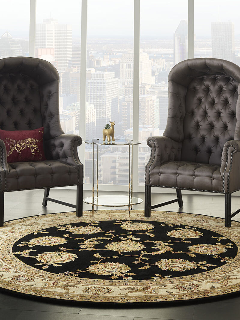 Nourison 2000 2022 Black 8'6" x 11'6" Rug