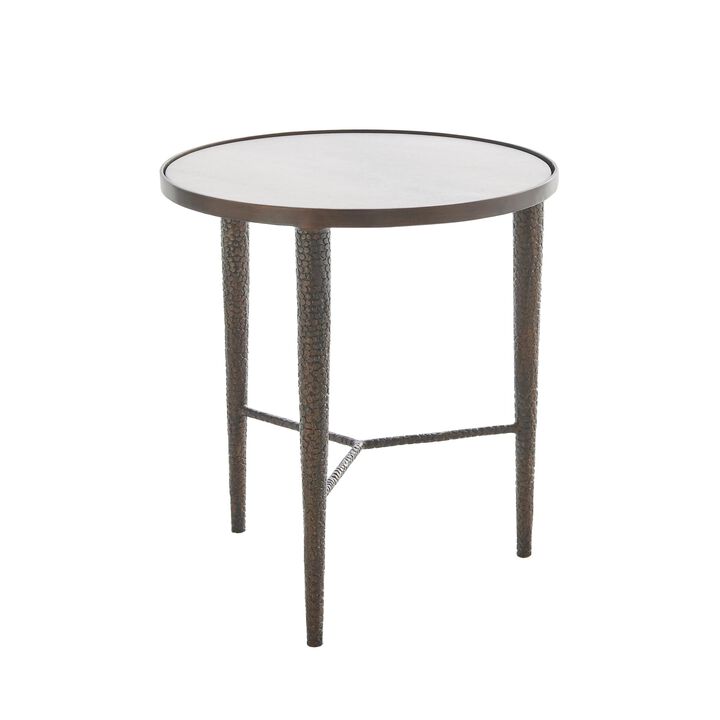 Hammered End Table