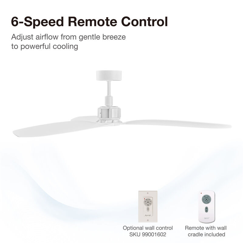 Lucci Air Viceroy 52" DC Ceiling Fan with Remote, Quiet High Airflow Ceiling Fan image number 7
