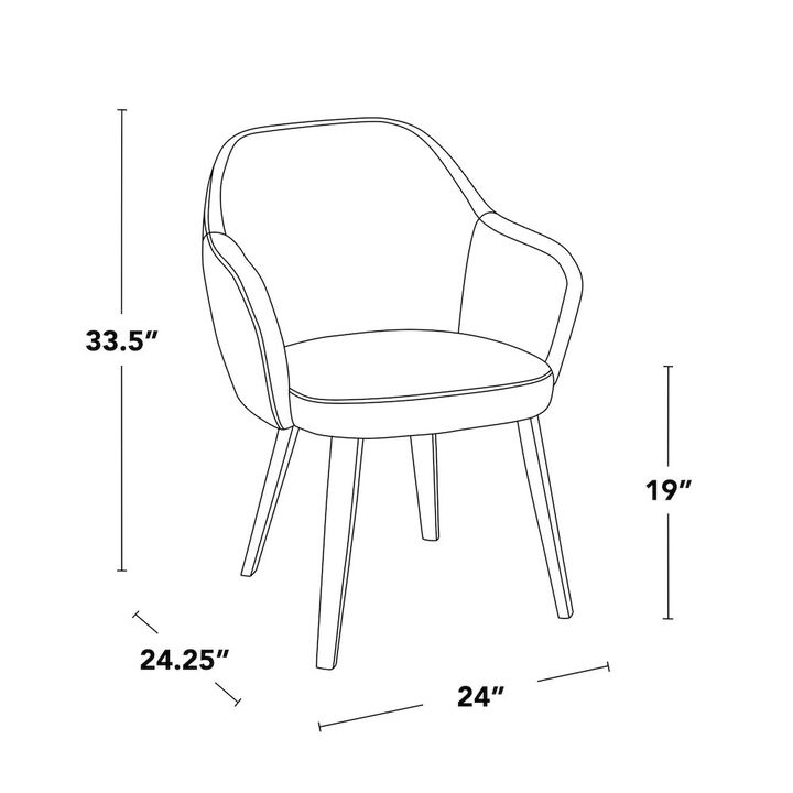 LumiSource Buena Dining Chair - Set of 2