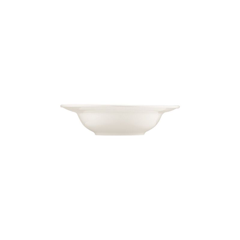 Banquet dia.10.25" h:2.5" 25 oz. Round Warm White Vitrified Bowl (Set of 2) image number 3