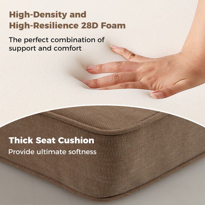 2-Pack Outdoor Patio Chair Cushions &ndash; Removable & Washable Covers