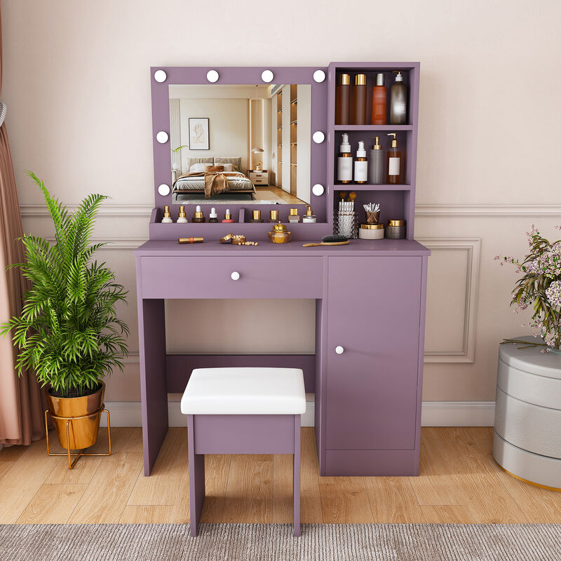 Frafup Stylish Vanity Desk Set image number 1