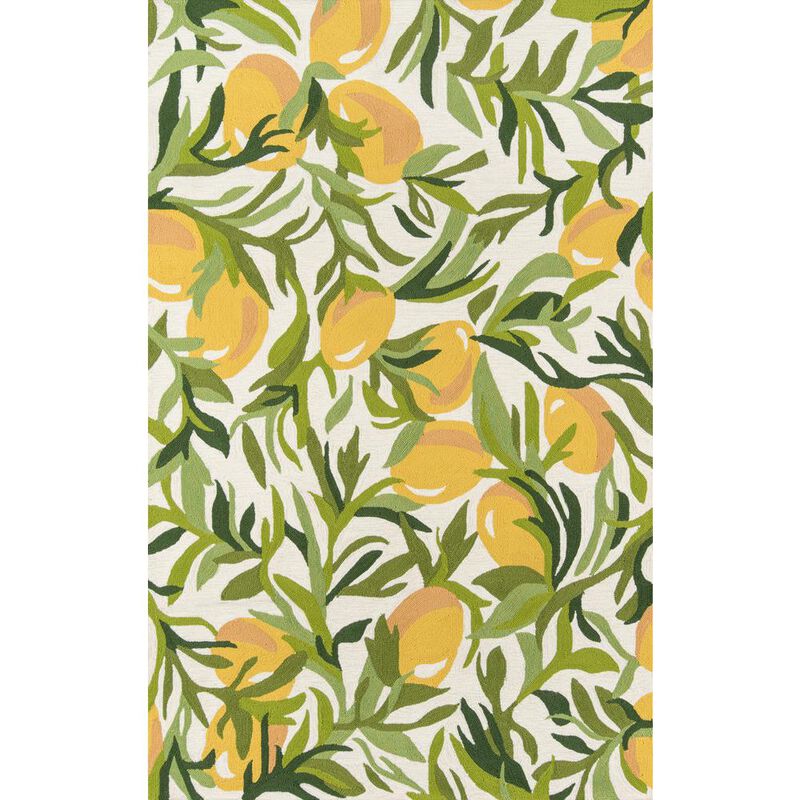 Momeni Casual Round Area Rug, Green, 9' X 9' Round