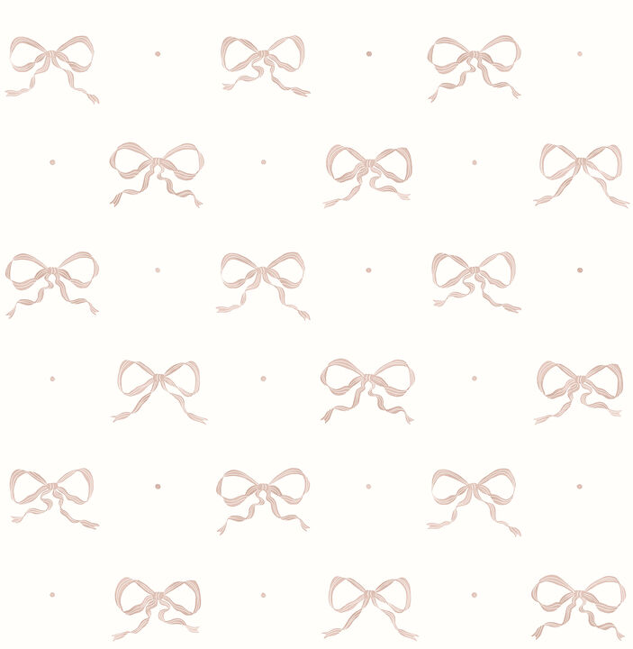 Emma Petal Large Bow Wallpaper (Set of 2)