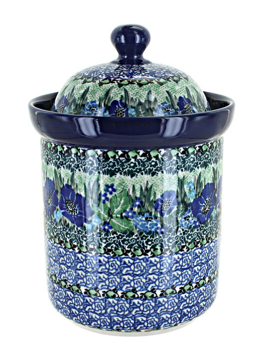 Blue Rose Polish Pottery Alyce Medium Canister