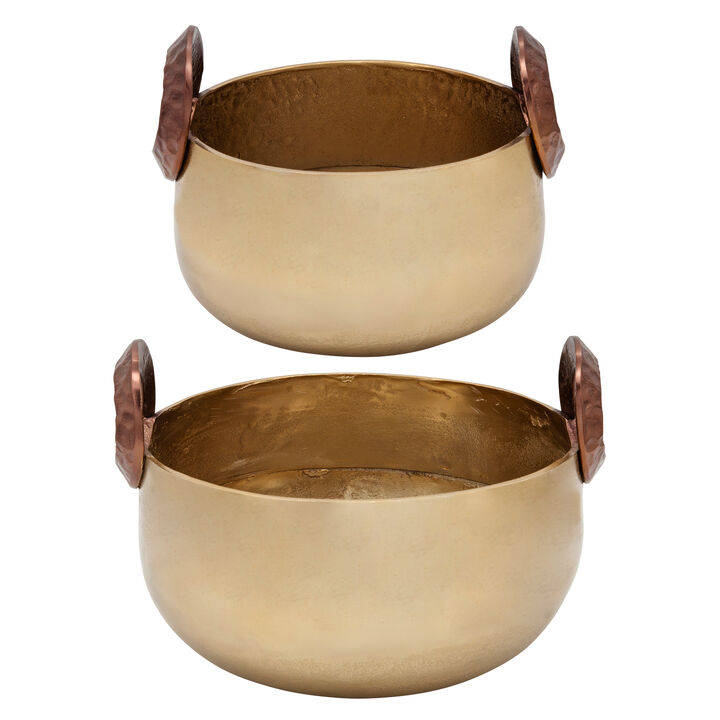 Bowl Set with Handles (Set of 2)