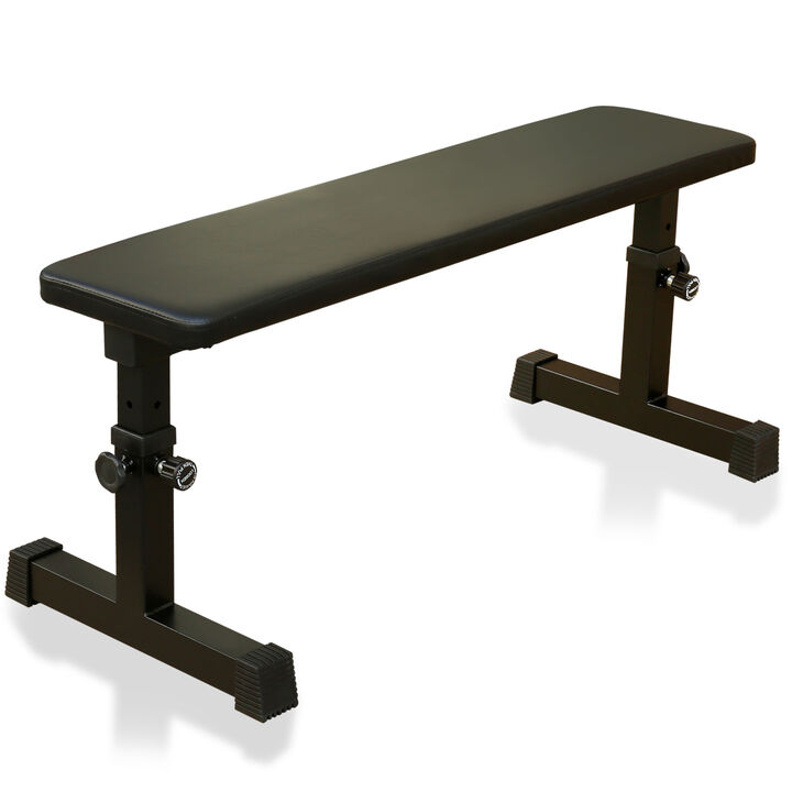 Jodnu Height Adjustable Flat Weight Bench
