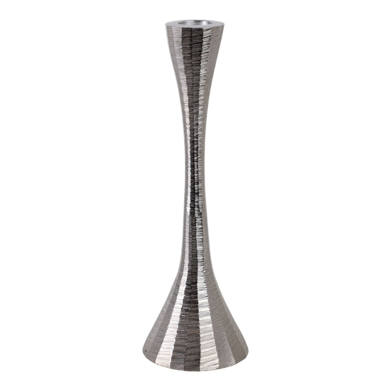 Etched Taper Candle Holder