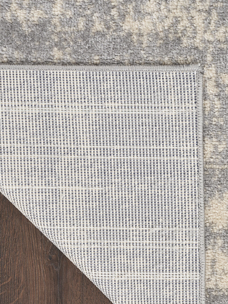 Nourison Essentials NRE03 Gray/Beige 4' x 6' Rug