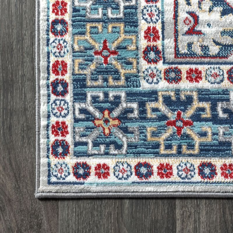 Kasbah Modern Persian Vintage Medallion Area Rug