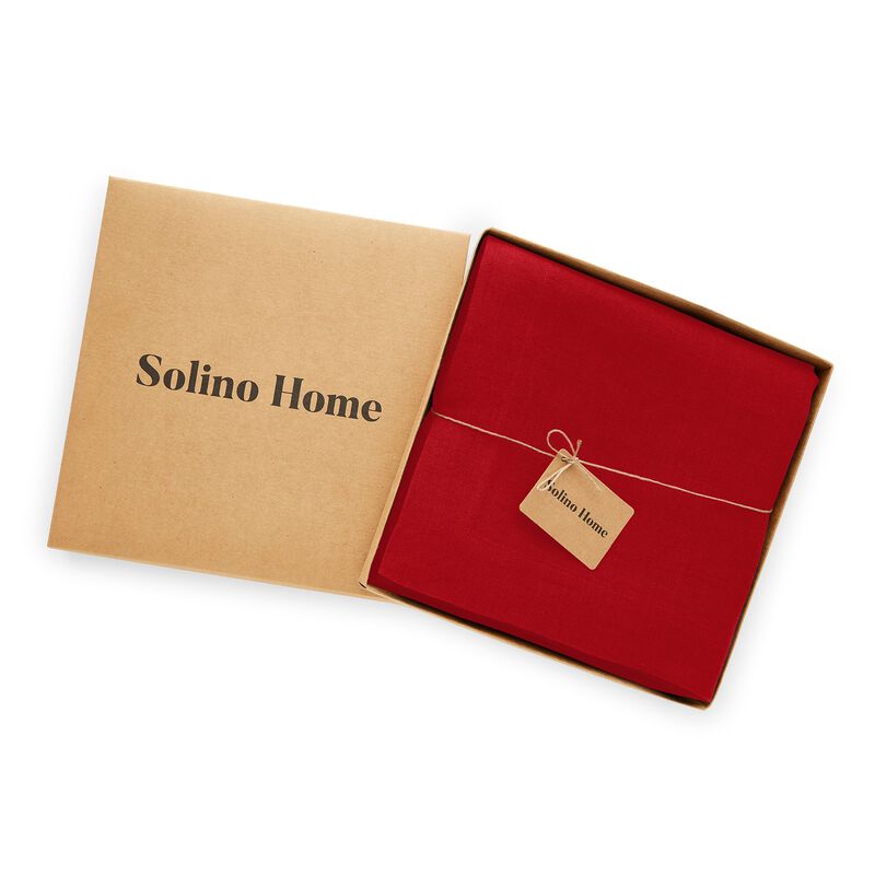 Solino Home 100% Pure Linen Tablecloth - Sonoma