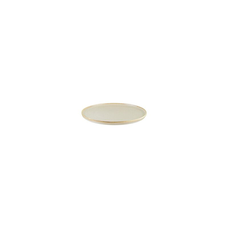 Sand dia.6.25" Round Beige Vitrified Plate (Set of 4) image number 3