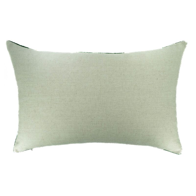 Moonlight Silk Velvet Ikat Pillow, 16" X 24" Case Only