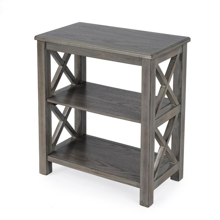 Butler Specialty Vance 2 Shelf 22W Bookcase, Light Brown