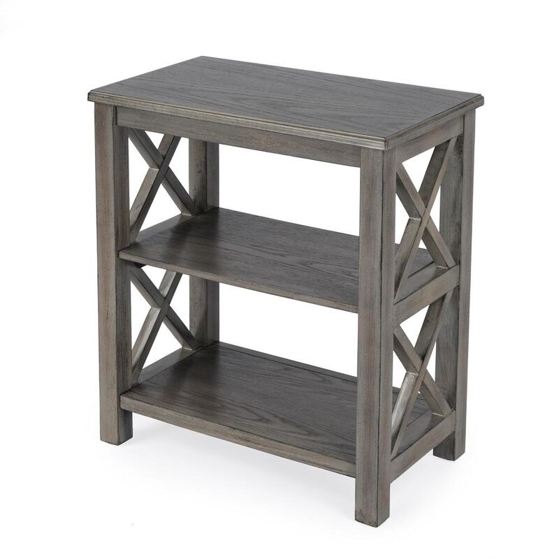 Butler Specialty Vance 2 Shelf 22W Bookcase, Light Brown