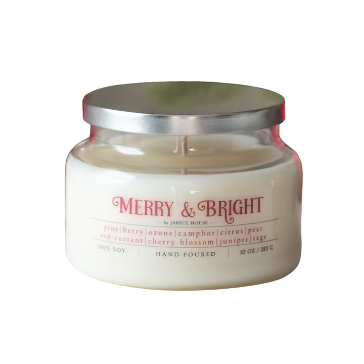 Merry & Bright Soy Candle – 10 oz