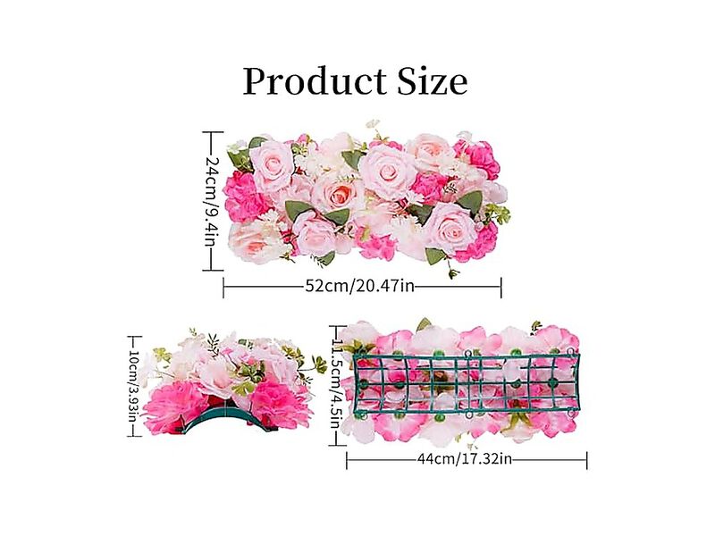 Pack 10 Wedding Arch Decor 20 Inch Artificial Flower Table Centerpieces Floral image number 1