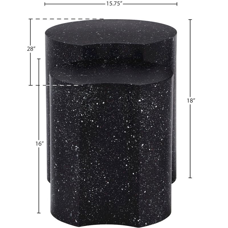 Meridian Furniture Dimple Black End Table