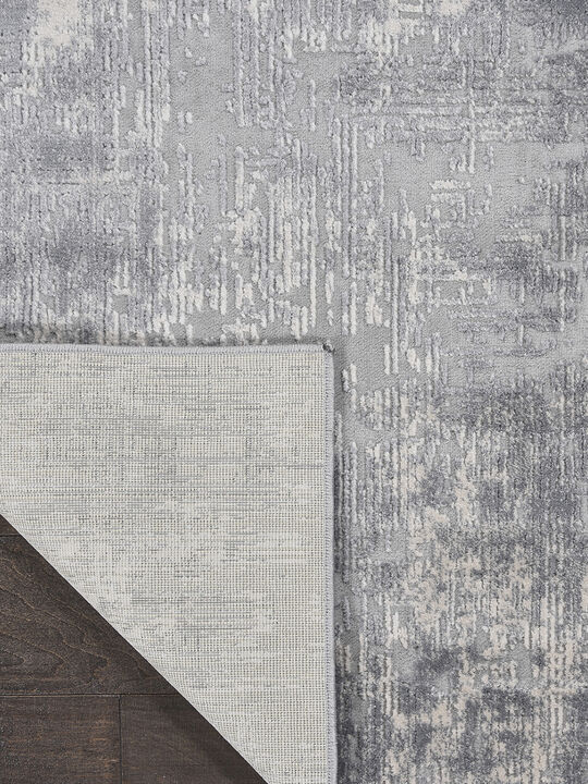 Rustic Textures RUS01 Ivory/Silver 9'3" x 12'9" Rug