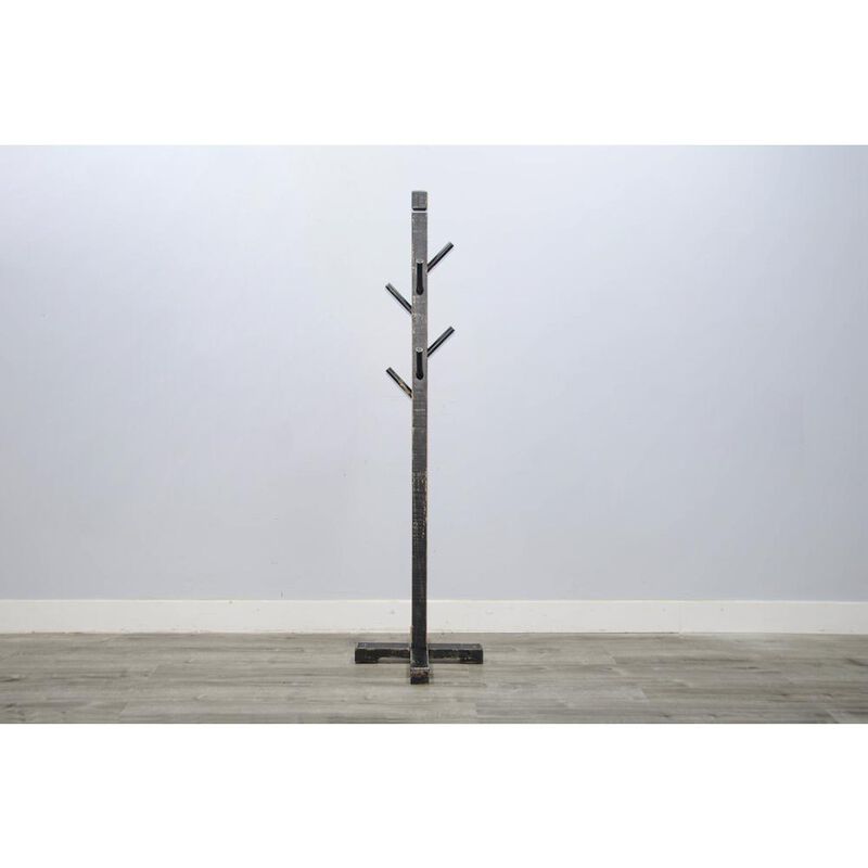 Sunny Designs Traditional Solid Wood Hat Rack with 8-Prong Hooks