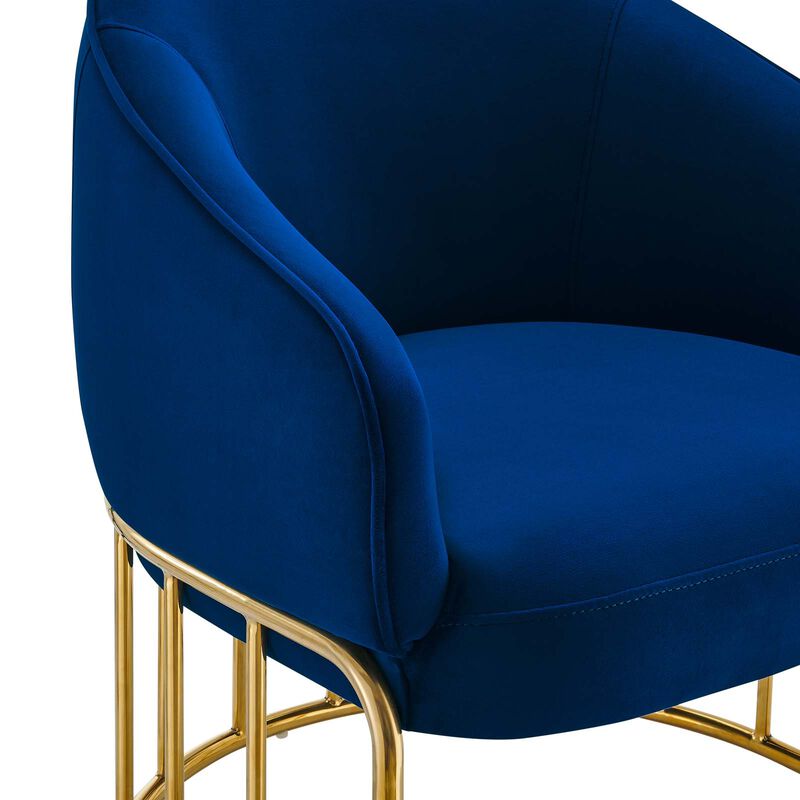 Legacy Performance Velvet Armchair image number 4