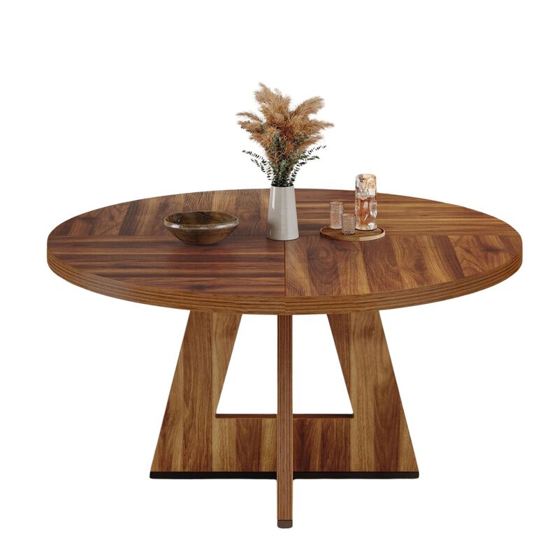 Tribesigns Round Dining Table for 4 image number 0