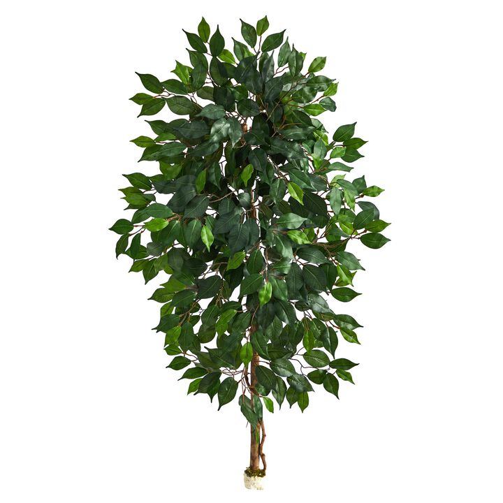 Hivvago 4 Feet Single Ficus Artificial Tree (No Pot)