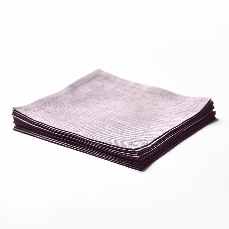 Linen Cocktail Napkins - Athena image number 1