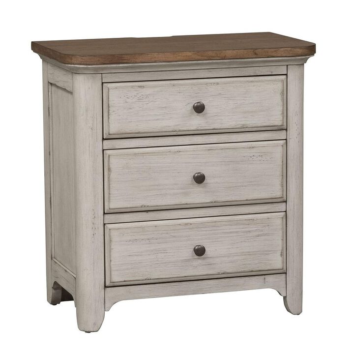 Liberty Furniture 3 Drawer Night Stand w/ Charging Station