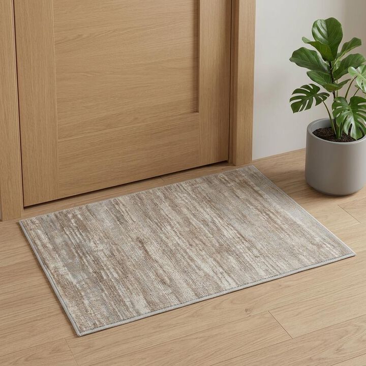 HomeRoots Abstract Non Skid Area Rug