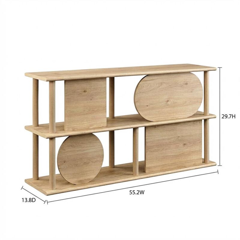 55-Inch Console Table in Elegant Finish with Sturdy Construction image number 2