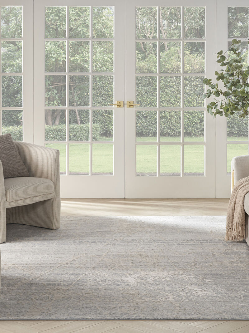 Exhale EXL02 Ivory/Gray 7'10" x 9'10" Rug