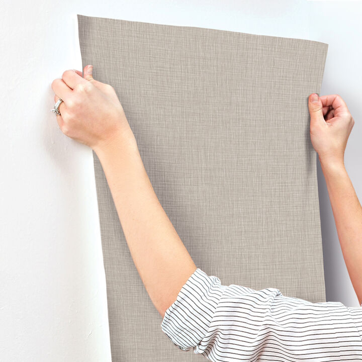 Crossover Neutral Crosshatch Wallpaper (Set of 2)