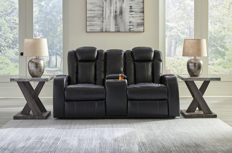 Caveman Den Power Recline Loveseat