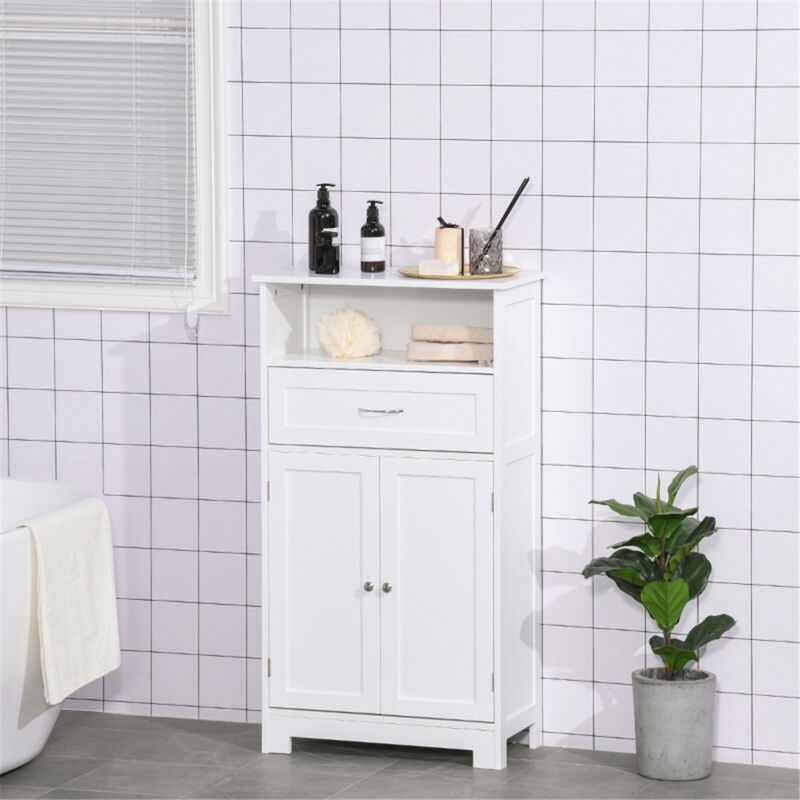 Bathroom Vanity Cabinet with Double Doors and Adjustable Shelf