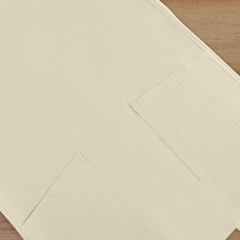 Solino Home 100% Pure Linen Apron - Linen Smock Apron