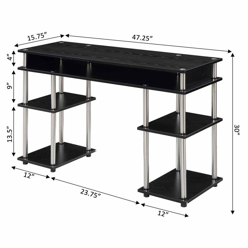 Convience Concept, Inc. Designs2Go No Tools Student Desk