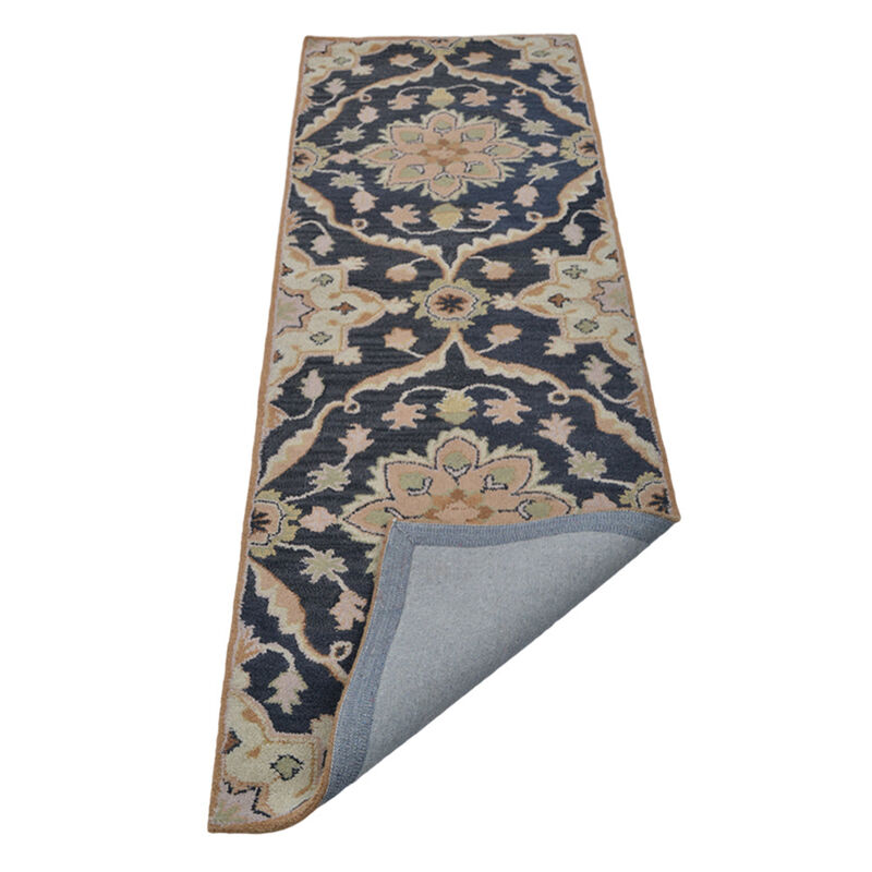 RUGSOTIC CARPETS HAND TUFTED WOOL ECO-FRIENDLY AREA RUGS  - Runner Shape, Size, Classic Oriental Traditional  Design, High Pile Thick Handmade Anti Skid Area Rugs (K00687) image number 5
