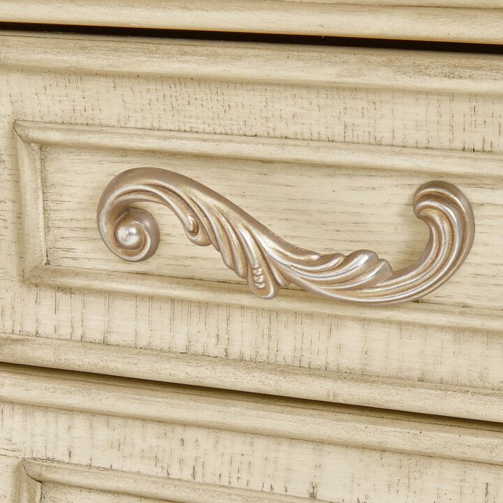 Michael Amini Platine de Royale Vanity Desk - Champagne