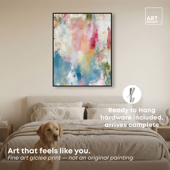 Angelic Hues II Abstract Canvas Print by Art Remedy