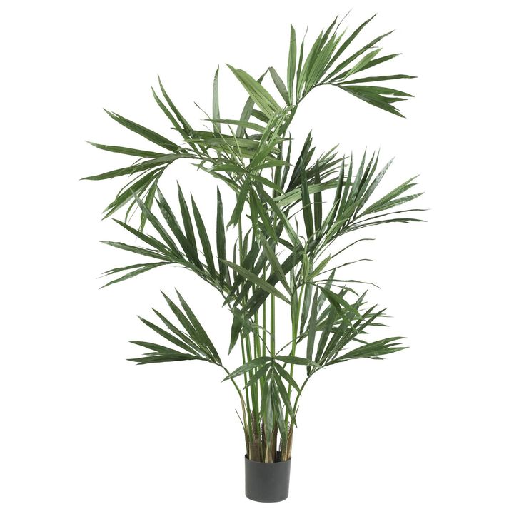 Nearly Natural 6-ft Kentia Palm Tree x 12 w/218 Lvs