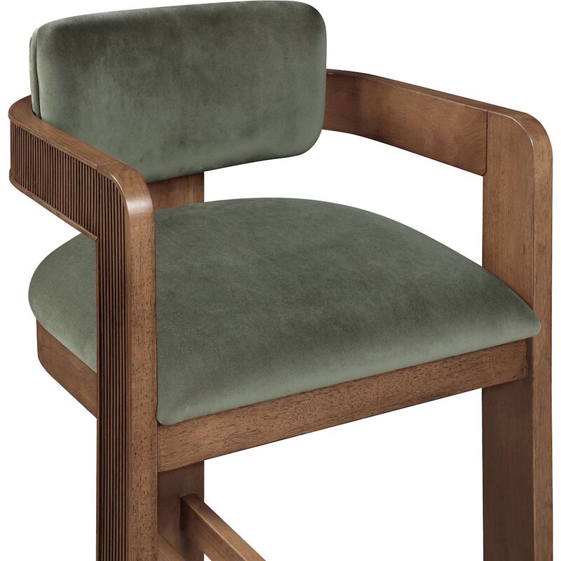 Meridian Furniture Sacha Velvet Stool